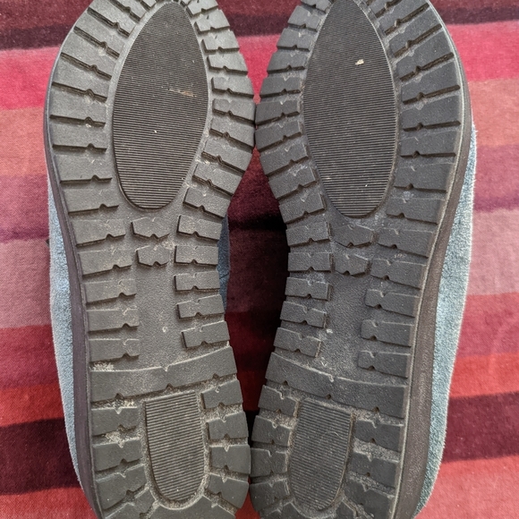 SHELLYS LONDON Blue Suede Platform Shoes Size 7.5 - Picture 4 of 9